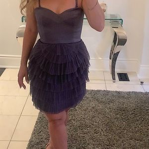 BCBG dress size 0. Deep purple. Worn twice.